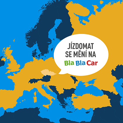Najdi jízdu, nabídni jízdu a cestuj levně! Do Česka vstupuje BlaBlaCar